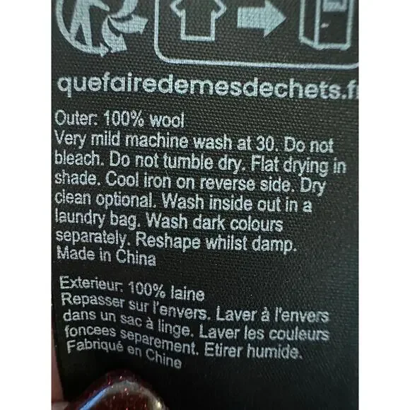 ALLSAINTS Nadia Foil Midi Dress Wool 2-in-1 Size Medium NWT - Picture 13 of 16